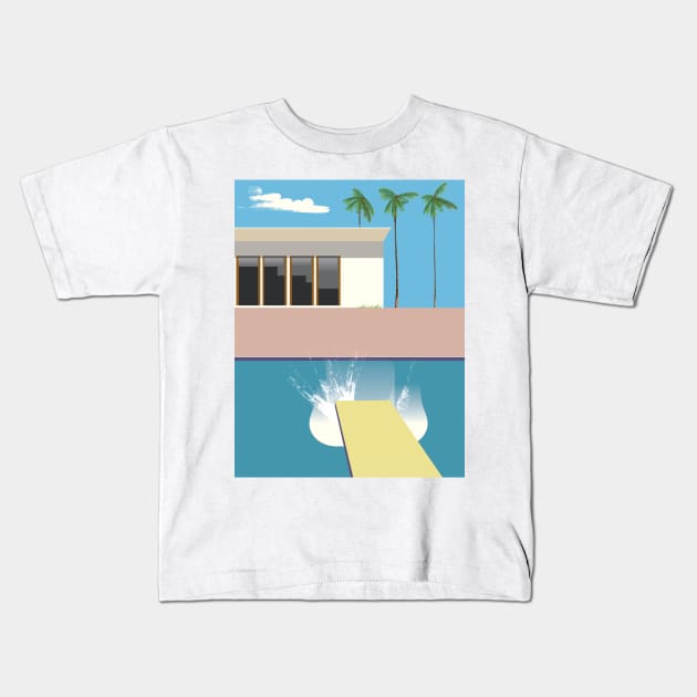 Splash! Kids T-Shirt by nickemporium1